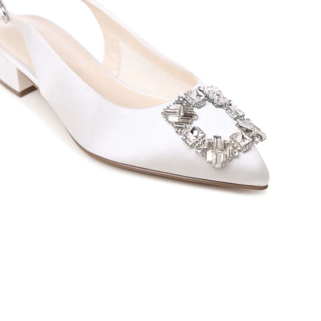 Bejeweled Wide Fit Wedding Shoes - Image 7