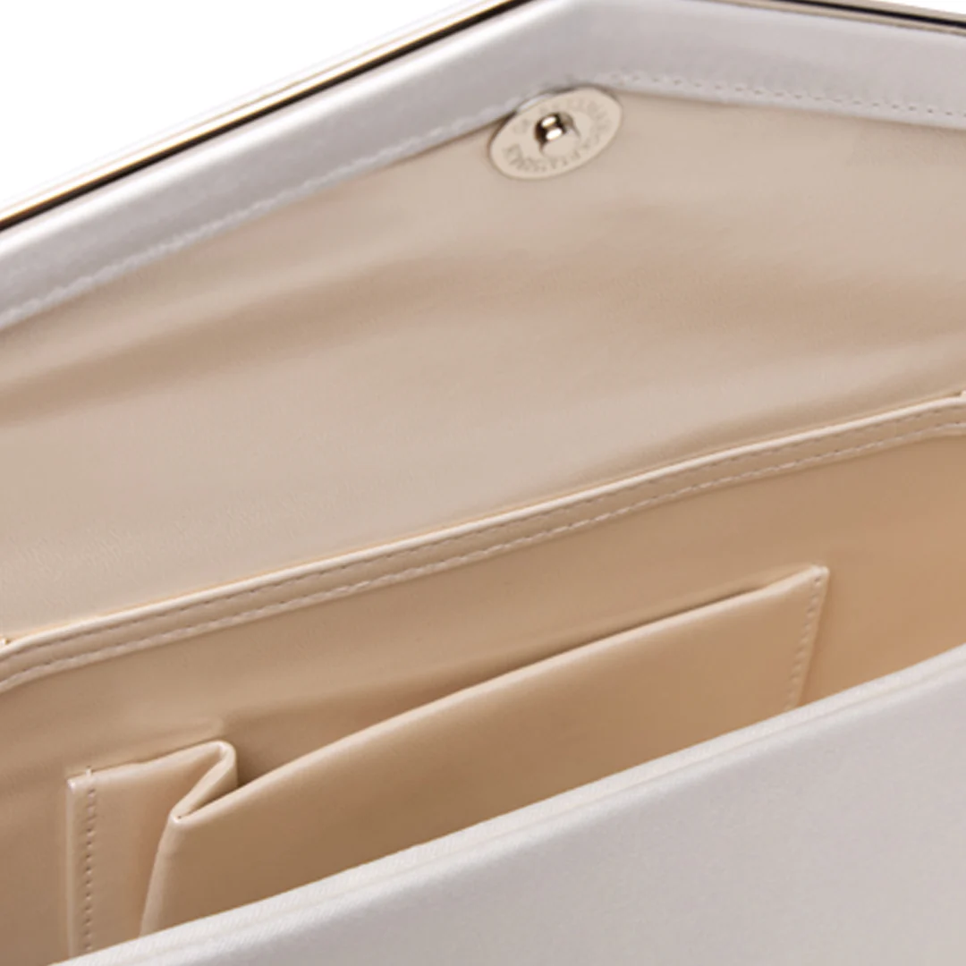Devon Satin Clutch Bag - Image 4