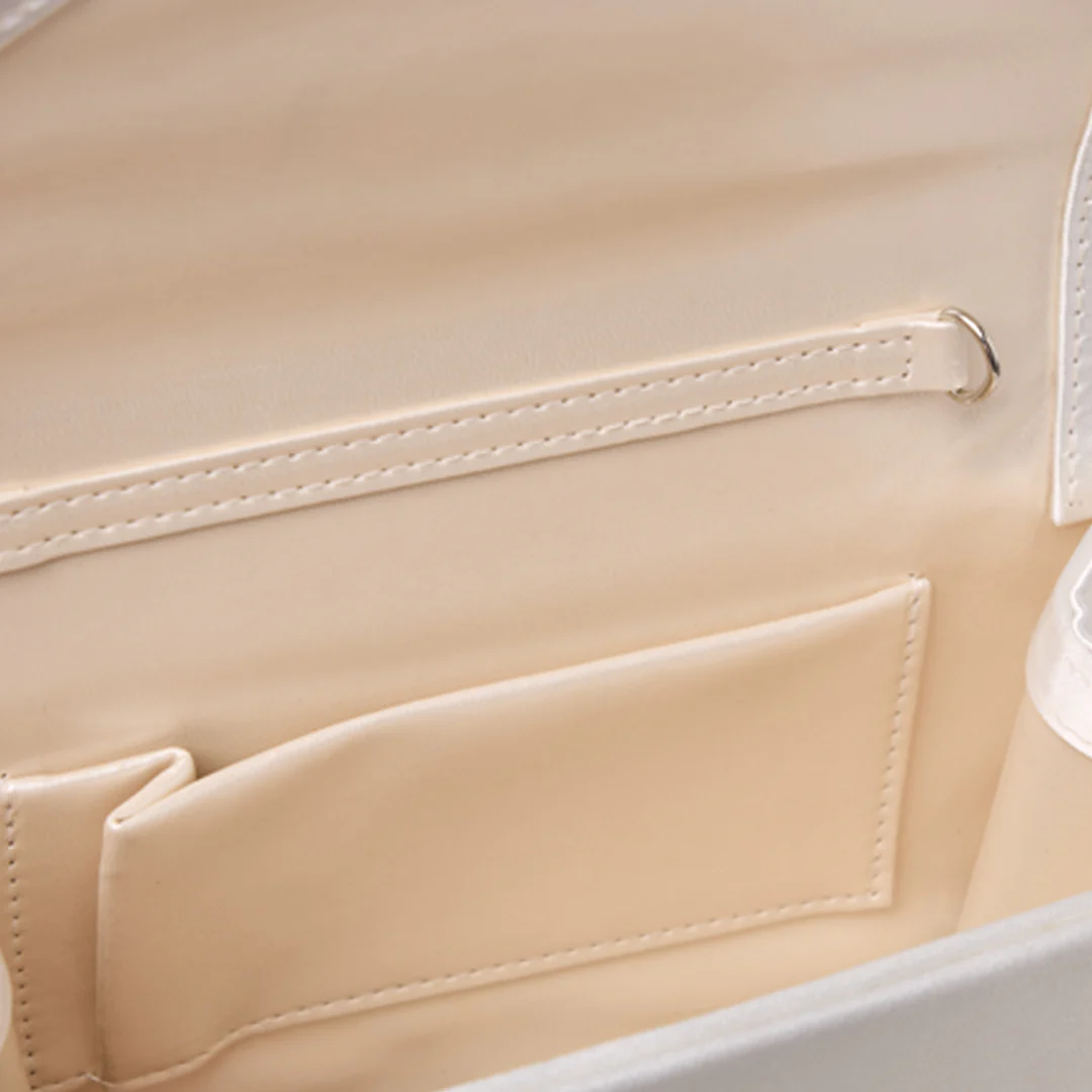 Dorothea Satin Clutch Bag - Image 4